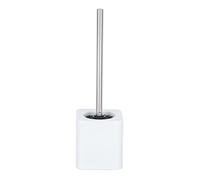 Wenko garnitur Hexa porta scopino, Ceramica, Bianco, 12 x 12 x 39.5 cm