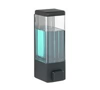 Wenko Istres - Dispenser per disinfettante e sapone, 320 ml, colore: Nero