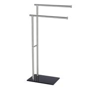 Wenko Lima portasciugamani da terra argento 20390100