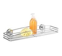Wenko Mensola da Bagno Maxi Milazzo, Montaggio a Parete con Ventose, 52.X.14.3.X.9.Cm