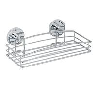 Wenko Mensola da Doccia, Montaggio a Parete con Ventose, 26.X.4.5.X.16.Cm