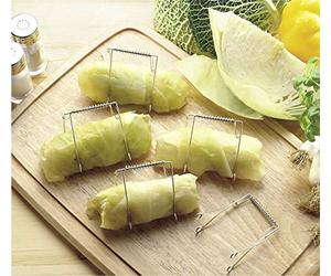 Wenko Morsetti per involtini in Acciaio Inox per la Produzione Rapida e Semplice, 10 Pezzi