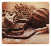 WENKO Multi Lastra Mod. Pane, tagliere da cucina 3in1, paraspruzzi, copertura per fornelli, tagliere, vetro, 56 x 50 cm