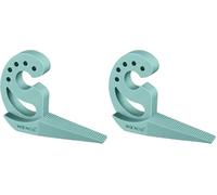 Wenko Multi-STOP fermaporta menta - Salvadita, TPR, 11.8 x 7.7 x 2.5 cm, Verde menta (Confezione da 2)