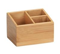 Wenko Organizer in bambù a 3 scomparti, serie Terra, marrone, Bambus 3 Fächer