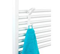 WENKO Percha radiadores para toallas Flexi, Bianco, 23.5 x 7 x 9.5 cm