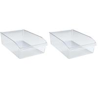 Wenko PET, 31 x 9 x 20 cm, Trasparente (Confezione da 2)