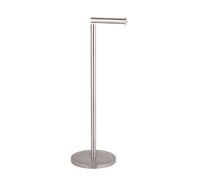 WENKO Piantana portarotolo e scopino WC 2 in 1 opaco acciaio inossidabile - Port