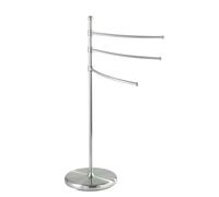 WENKO Piantana portasalviette Adiamo - 3 bracci regolabili in altezza, Acciaio, 28.5 x 90 x 53 cm, Opaco