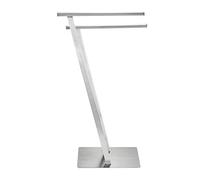 Wenko Piantana portasalviette Lirio , stender portasalviette, appendiabiti, in acciaio inox resistente contro la ruggine, 20 x 76,5 x 40 cm, opacizzato