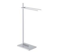 WENKO Piantana Portasalviette Quadro, 2 Aste, Tubo Squadrato, Acciaio, 41 x 85.5 x 20 cm, Cromo