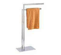 Wenko Porta Asciugamani e Appendiabiti Recco, 2 Bracci, Acciaio, 20 x 80,5 x 48
