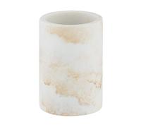 Wenko Porta Odos per spazzolino da Denti e dentifricio, Poliresina, Bianco, 8 x 10 x 8 cm