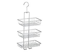 WENKO Scaffale Doccia Mensola da Bagno Pensile 3 Acciaio Cromato