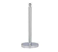 WENKO Portarotolo riserva Viterbo - per 3 rotoli, Acciaio inossidabile, 14 x 35 x 14 cm, Lucido
