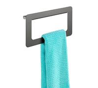 WENKO Portasciugamani Uno Montella, incluso materiale per il montaggio a parete, Alluminio, antiruggine, 27x16x8 cm, Antracite