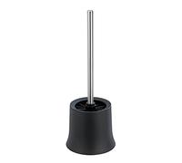 WENKO Portascopino per WC Basic nero, Polipropilene, 14 x 38 x 14 cm, Nero