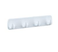 WENKO Regleta con perchas Blanco, Vedi Descrizione, Bianco
