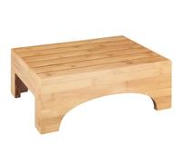 WENKO Rialzo per entrata vasca Mod Bambusa, gradino in bambù | aiuto per entrare in vasca, anche per WC ospiti, cucina o come sgabello per piante, 40 x 15 x 30 cm, naturale