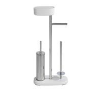 Wenko Rivazza portarotolo con scopino wc bianco 24420100