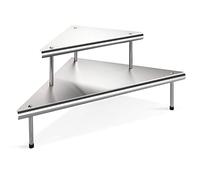 Wenko - Scaffale angolare da cucina a 2 ripiani