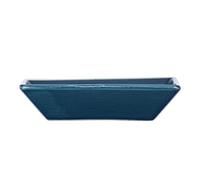 Wenko Scaffale Sapone Cordoba Blu Rigida, Ceramica, blu scuro, 10.5 x 10.5 x 2.5 cm