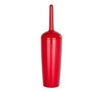 Wenko - Scopino per water Cocktail, 10,5 x 10,5 x 26,0 cm, Plastica, Rosso, 10.5x10.5x26.0 cm