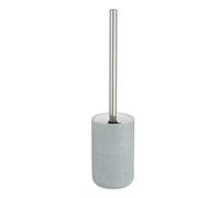 WENKO Scopino per WC Raja, grigio, 9,8 x 36,6 x 9,8 cm