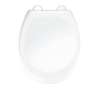 WENKO Sedile WC Ios in materiale termoplastico premium stabile bianco con meccan