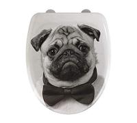 WENKO Sedile Wc Pugy Mops Meccanismo di Chiusura Occhiali Del Water Tavoletta