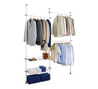 (TG. 38 x 215 x 300 cm) Wenko telescopico Herkules Duo regolabile Sistema di ges