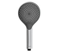 WENKO Soffione della doccia con 3 tipi di getto, Ø 12 cm, abs, cromato | doccetta