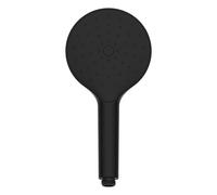 WENKO Soffione Doccia Automatic Cleaning Ø 12 cm Nero Anticalcare