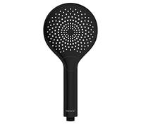 Soffione Doccia Watersaving Nero Opaco D. 12cm