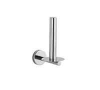 WENKO Soporte para rollos Papel higiénico de reserva Bosio Shine, Argento (Silber)