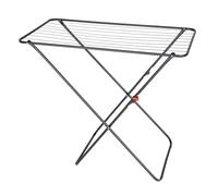 WENKO Stendibiancheria Solo Champion, 11 m di lunghezza asciutta, salvaspazio per piccoli spazi abitativi, 103 x 87 x 54 cm, nero