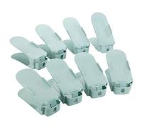 WENKO Supporto per calzature. set di 8 pezzi. custodia salvaspazio per diversi tipi di calzature all'interno della scarpiera e dell'armadio degli indumenti. supporto per scarpe regolabile in altezza. in polipropilene. ciascuno 24.2x8.5x10.7 cm. colore verde pastello