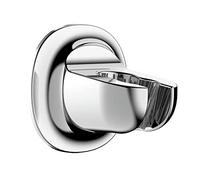 WENKO, Supporto per Soffione Libertà, a Parete per Doccette, in Robusta Plastica (ABS), Rimovibile Senza Lasciare Residui, Diametro 7 cm, Cromato