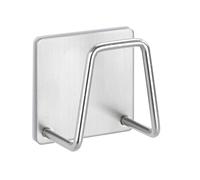 Wenko Supporto Universale Edea per la Cucina, Acciaio Inox antiruggine, Argento Opaco, 5 x 5 x 3.5 cm
