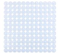 Wenko Tappetino da Doccia Belem con Ventose antiscivolo, classico, in Gomma da Doccia con Cerchi geometrici sovrapposti per tutti i comuni Piatti Doccia, in robusta Plastica, 54 x 54 cm, Bianco