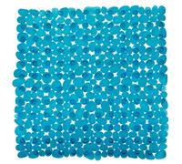 Wenko Tappeto doccia Paradise petrolio - antiscivolo, PVC, 54 x 54 cm, Petrolio