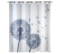 WENKO Tenda doccia antimuffa Flex Astera, Poliestere, 180 x 200 cm, Bianco