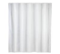 Wenko Tenda doccia antimuffa monocolore bianco - antibatterica, lavabile, Poliestere, 180 x 200 cm, Bianco