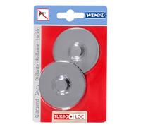 WENKO Turbo-Loc® adattatore - Befestigen ohne bohren. Plastica. 6 x 1.4 x 6 cm. Cromo