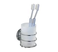 Set Gancio E Portaspazzolini Acciaio E Plastica