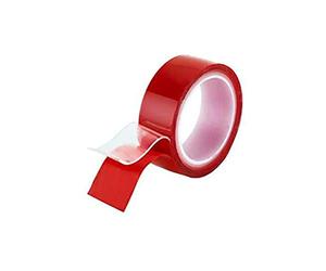 WENKO Turbo Zip 150 cm - nastro biadesivo, Polietilene, 2 x 150 cm, Trasparente