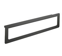 Wenko Uno - Portasciugamani da bagno con ripiano Montella, da avvitare, in alluminio, 61 x 16 x 8 cm, colore: Antracite