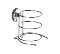 WENKO Vacuum-Loc porta asciugacapelli Milazzo - fissaggio senza trapano, Acciaio, 12.5 x 13 x 14.5 cm, Cromo