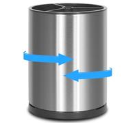 WENLIM Extra Grande Portautensili Rotante 360° Porta Utensili da Cucina Supporto per Utensili da Cucina in Acciaio Inox