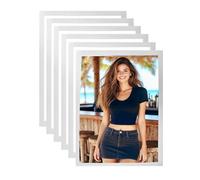 WENLISELL 6 cornici magnetiche autoadesive da parete, formato A3, per foto, avvisi, documenti, licenze, dipinti, poster